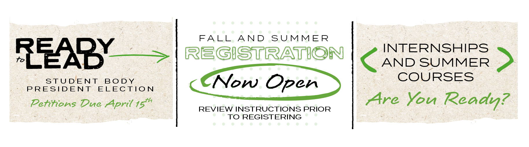 Homepage Updated Weekly with Campus Announcements- Click image for more details