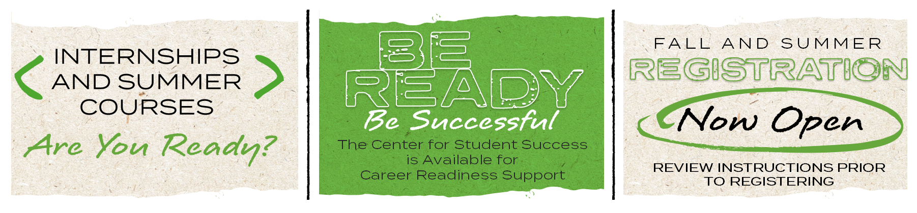 Weekly campus communication topics. Select the image to for full details. 